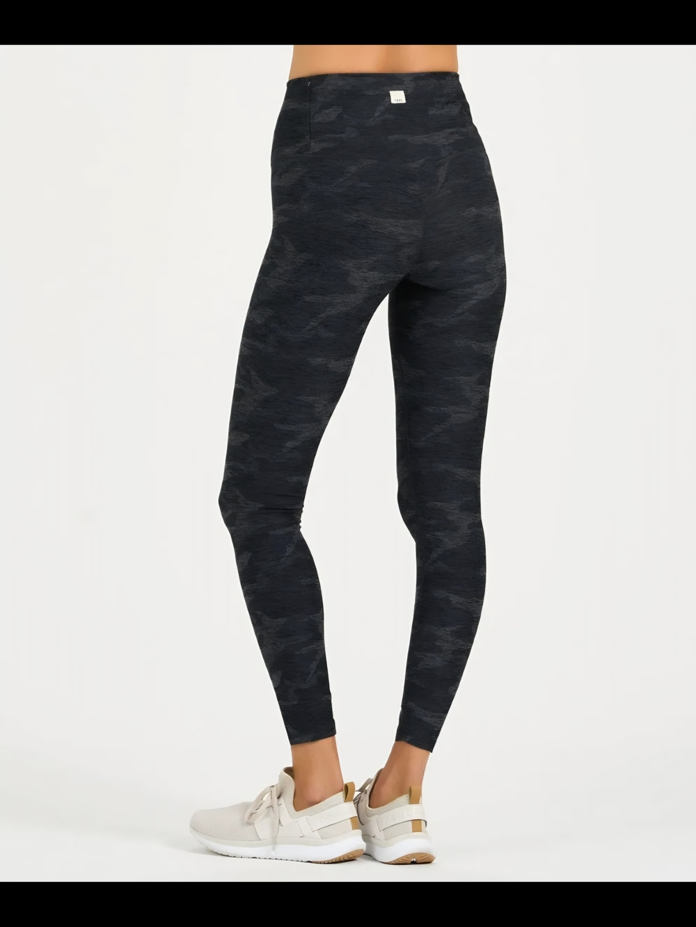 Vuori Dark Charcoal Camo High-Rise Leggings
